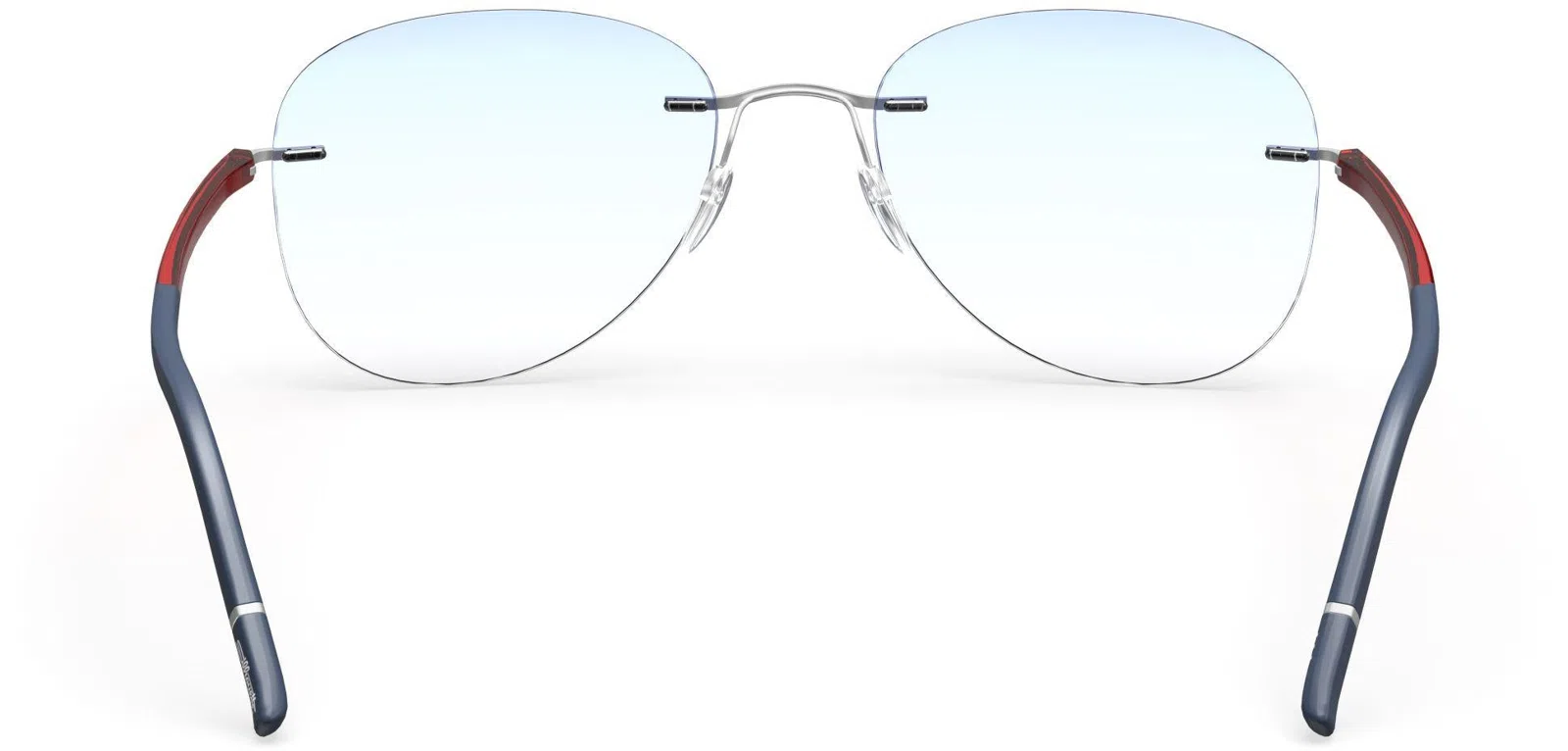 Silhouette The Wave Color Groove Demo Rimless 5567 Eyeglasses - view 101